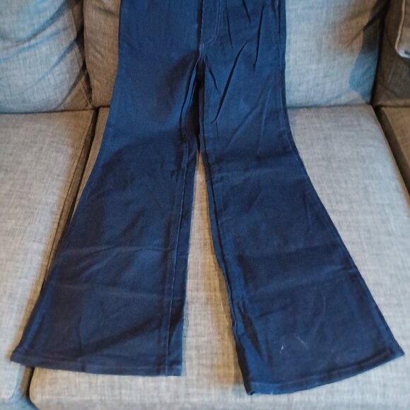 Vintage Lee Kids Corduroy Wide Leg Pants 1970s Deadstock - Picture 2 of 5